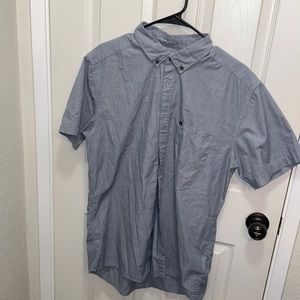 QUICKSILVER Button down half sleeve shirt (Slim Fit, Size: Large)